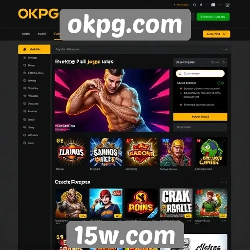 Plataforma de jogos okpg.com se destaca pela interface amigável